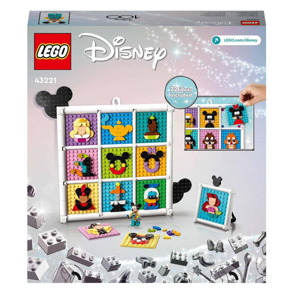 Lego disney 43221 100 jaar disney animatiefiguren