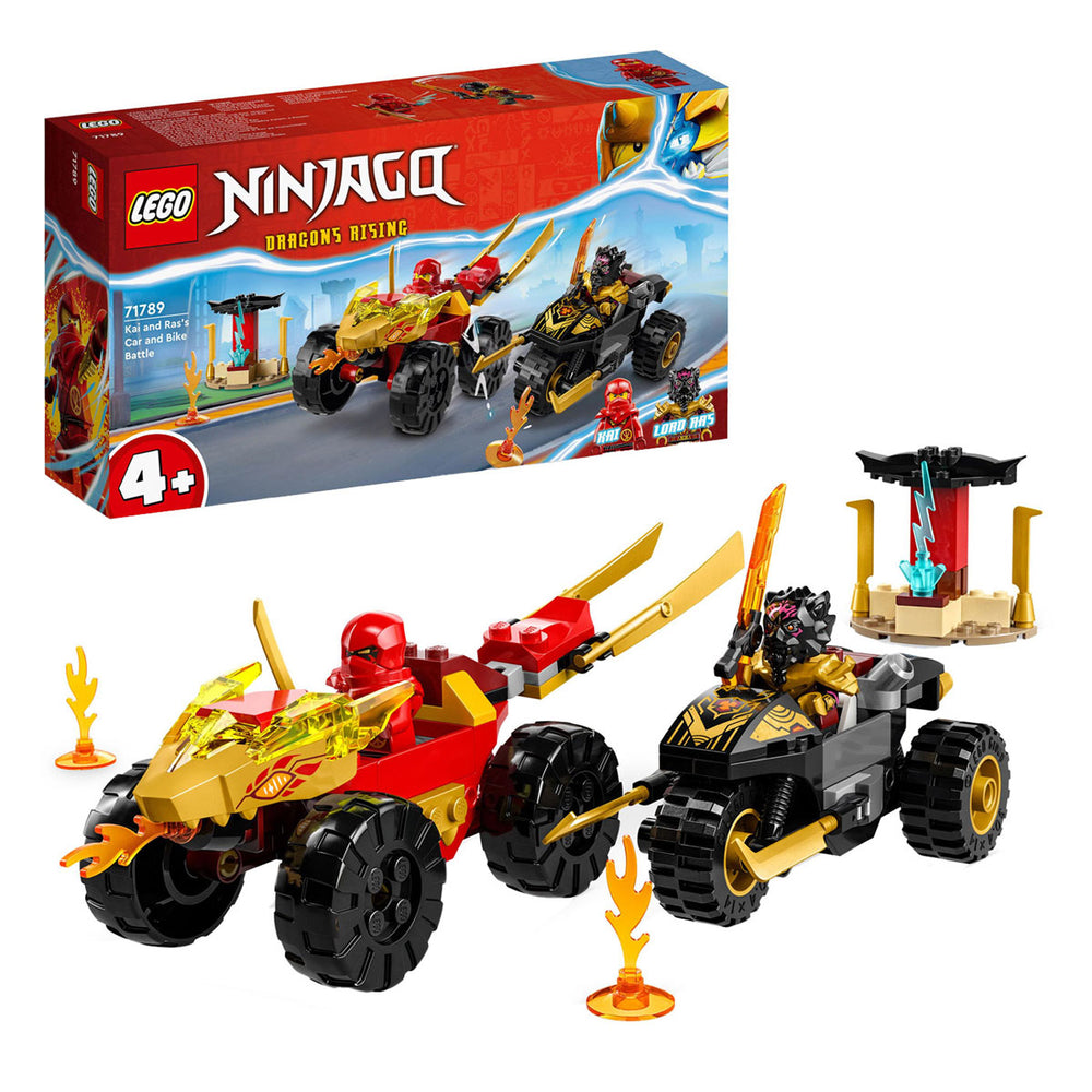 Lego LEGO Ninjago 71789 Kai en Ras' Duel Tussen Auto en Motor