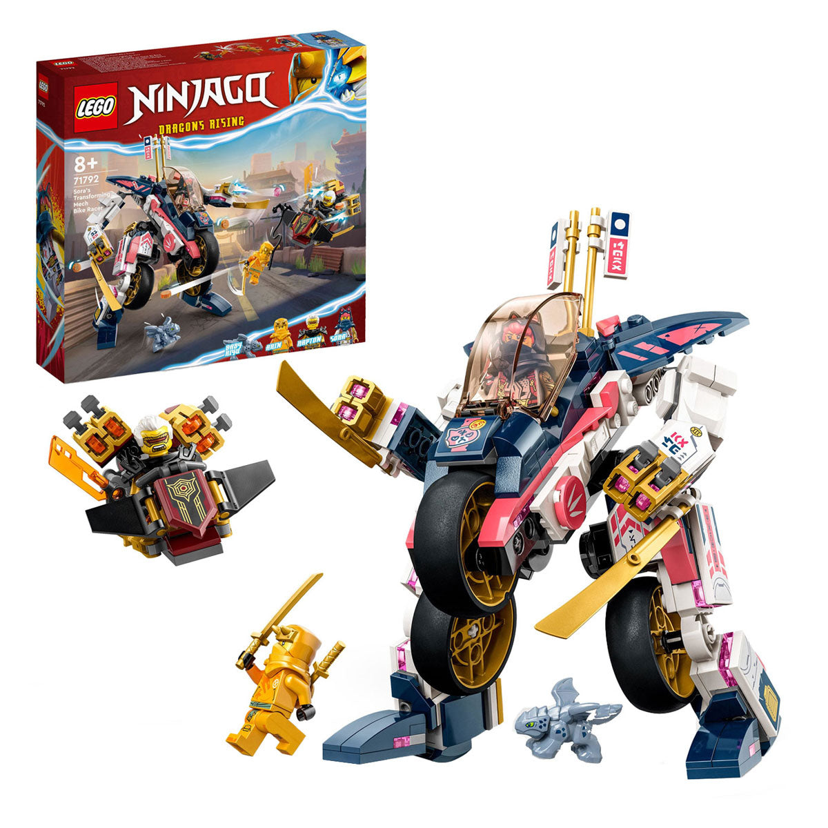 LEGO Ninjago 71792 Sora's transformerende mecharacemotor