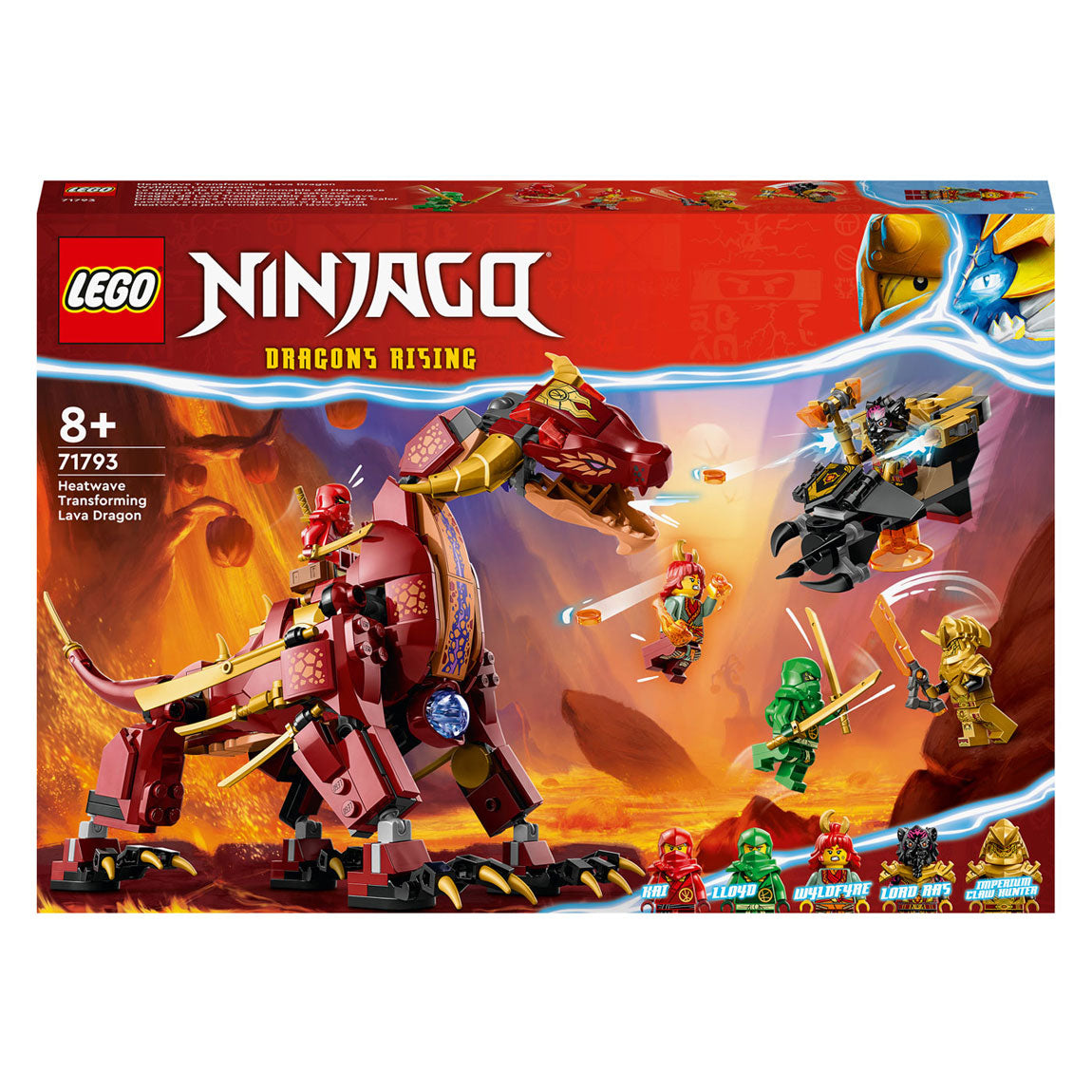 LEGO Ninjago 71793 Heatwave Transformerende Lavadraak