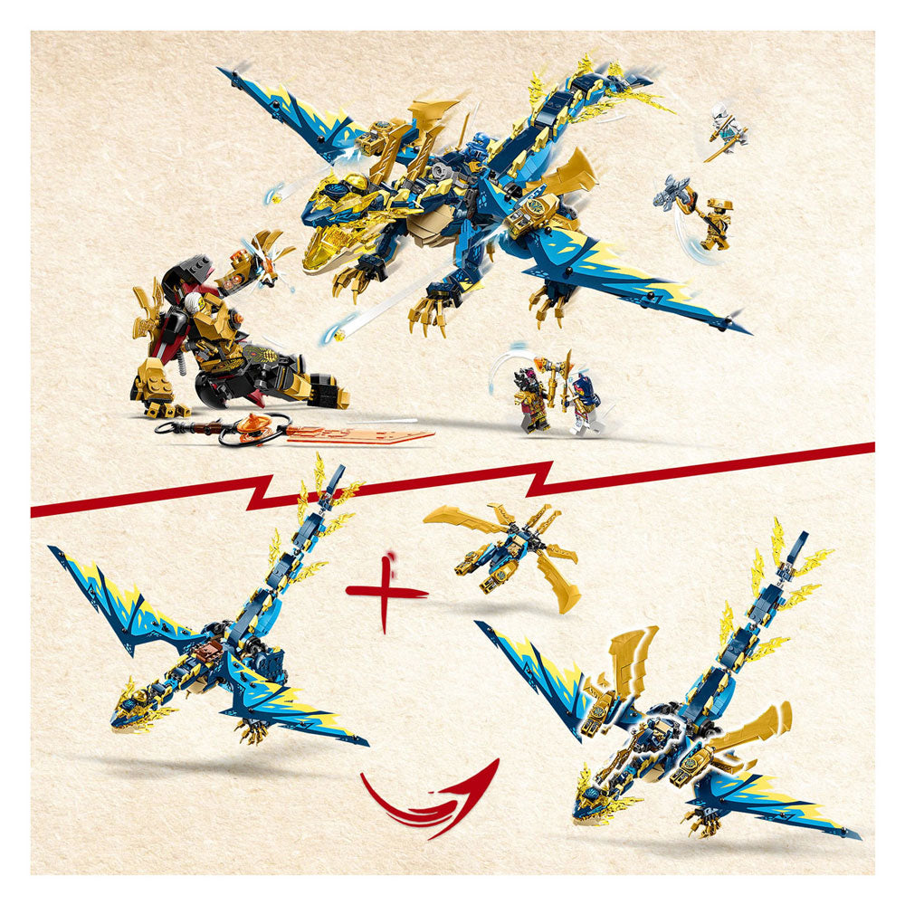 LEGO Ninjago 71796 Elementdraak Vs. De Mecha van de Keizerin