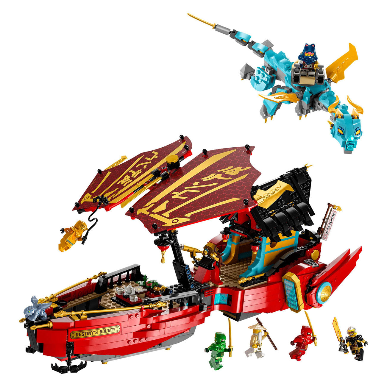 LEGO Ninjago 71797 Destiny's Bounty - Race Tegen De Klok