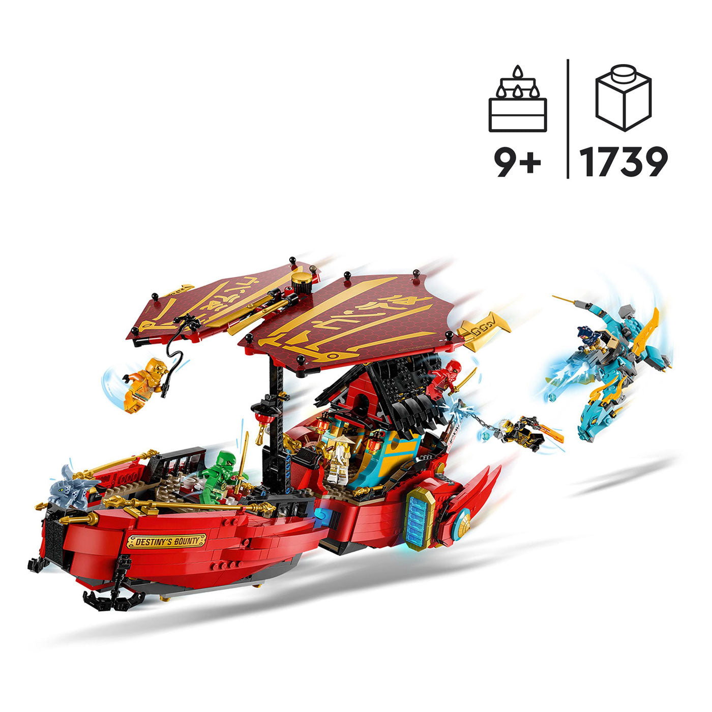 LEGO Ninjago 71797 Destiny's Bounty - Race Tegen De Klok