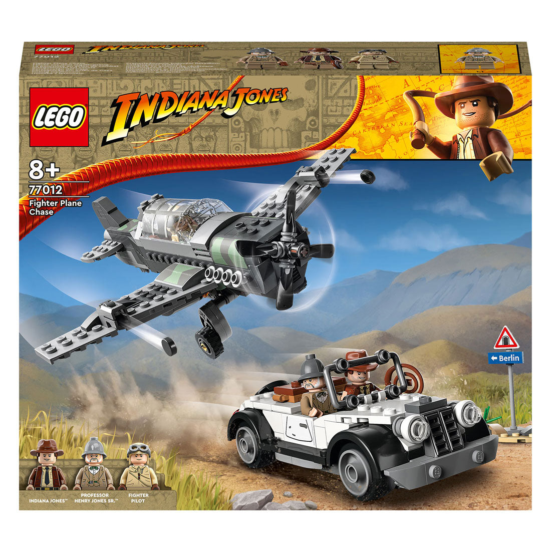 LEGO Indiana Jones 77012 Gevechtsvliegtuig Achtervolging