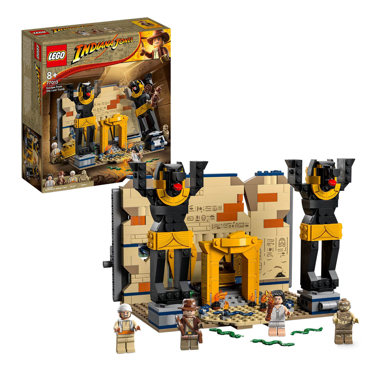 LEGO Indiana Jones 77013 Ontsnappen uit de verborgen tombe