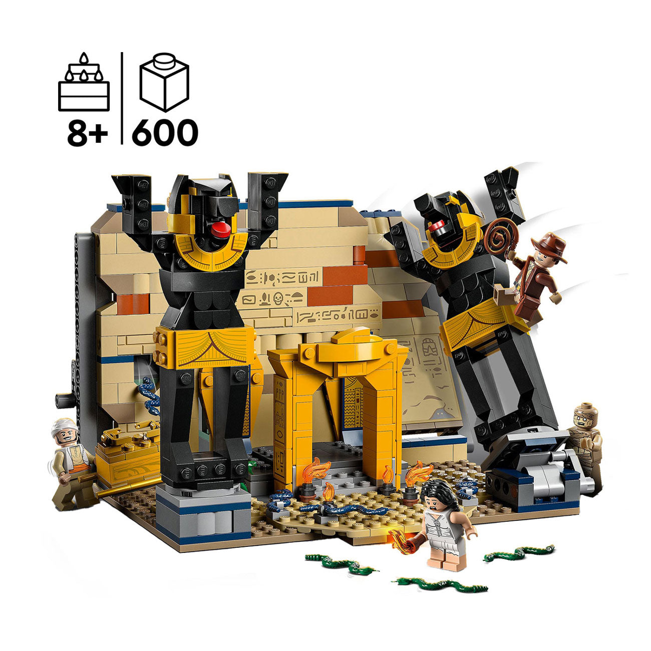 LEGO Indiana Jones 77013 Ontsnapping Uit de Verborgen Tombe