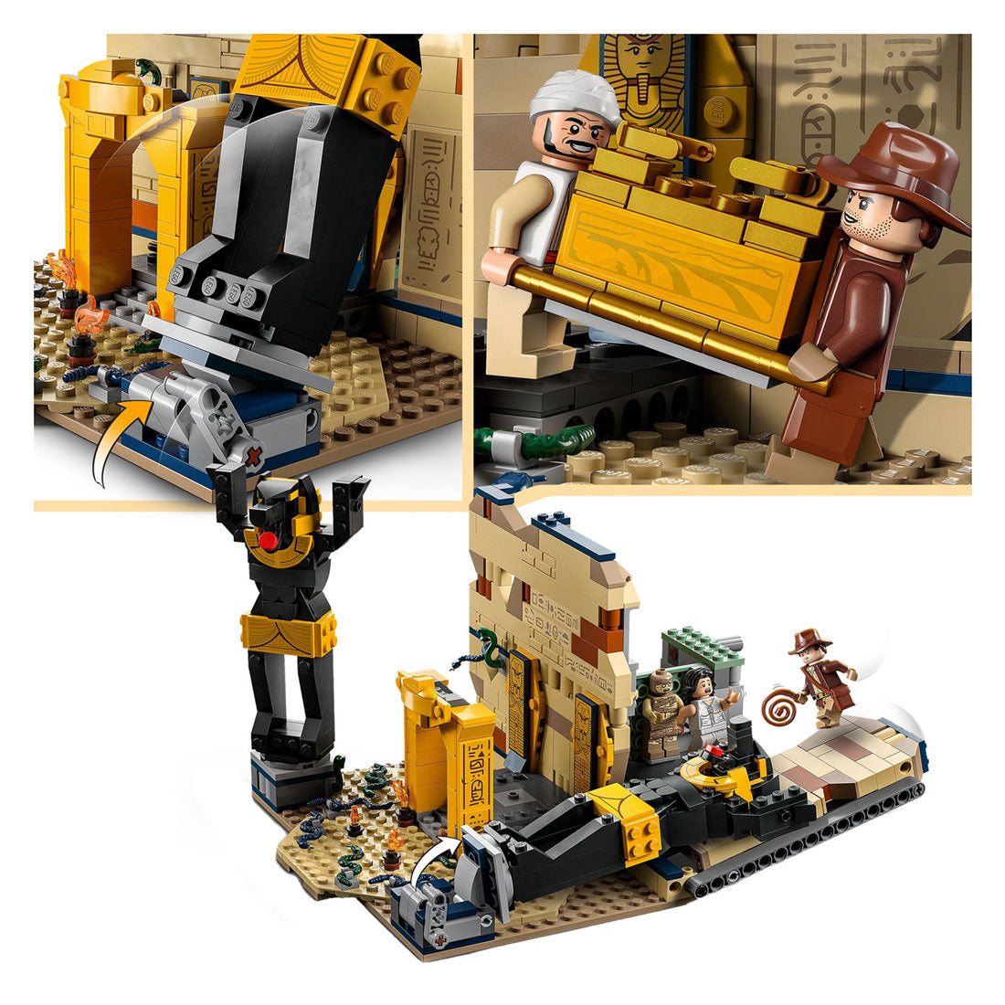 LEGO Indiana Jones 77013 Ontsnappen uit de verborgen tombe