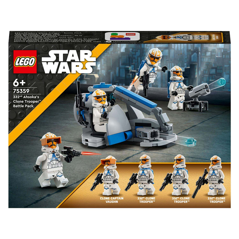 Lego star wars - 332nd ahsoka's clone trooper battle pack constructiespeelgoed (75359)