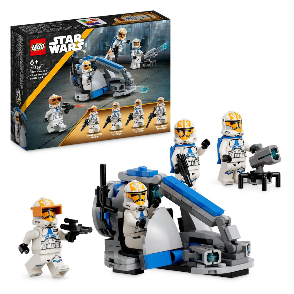 Lego star wars - 332nd ahsoka's clone trooper battle pack constructiespeelgoed (75359)