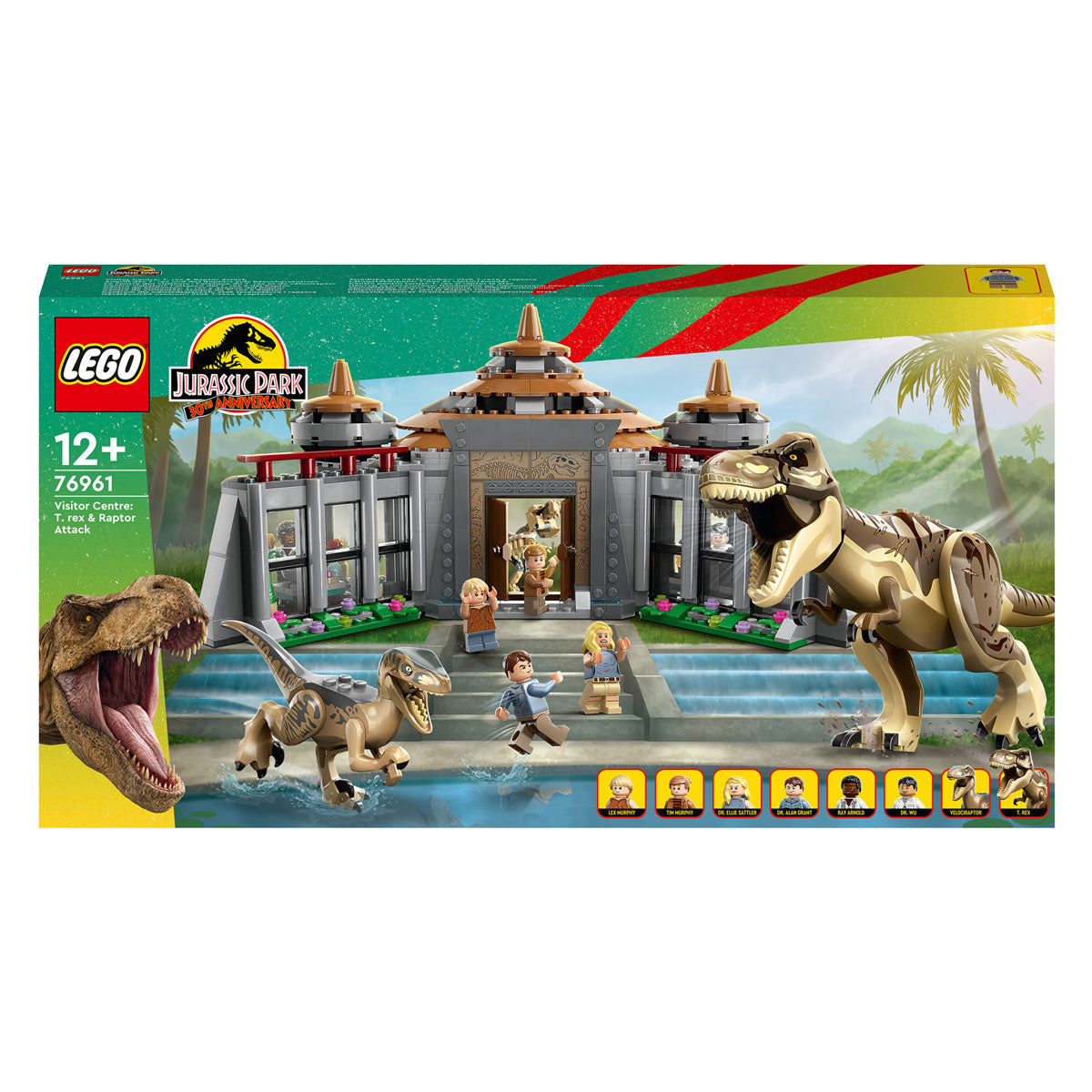 LEGO Jurassic Park 76961 Bezoekerscentrum: T. rex raptor aanval