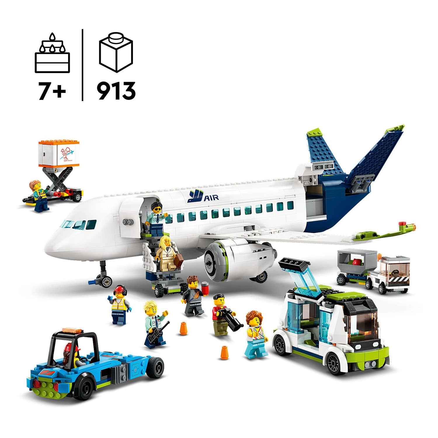 Lego city 60367 passagiersvliegtuig
