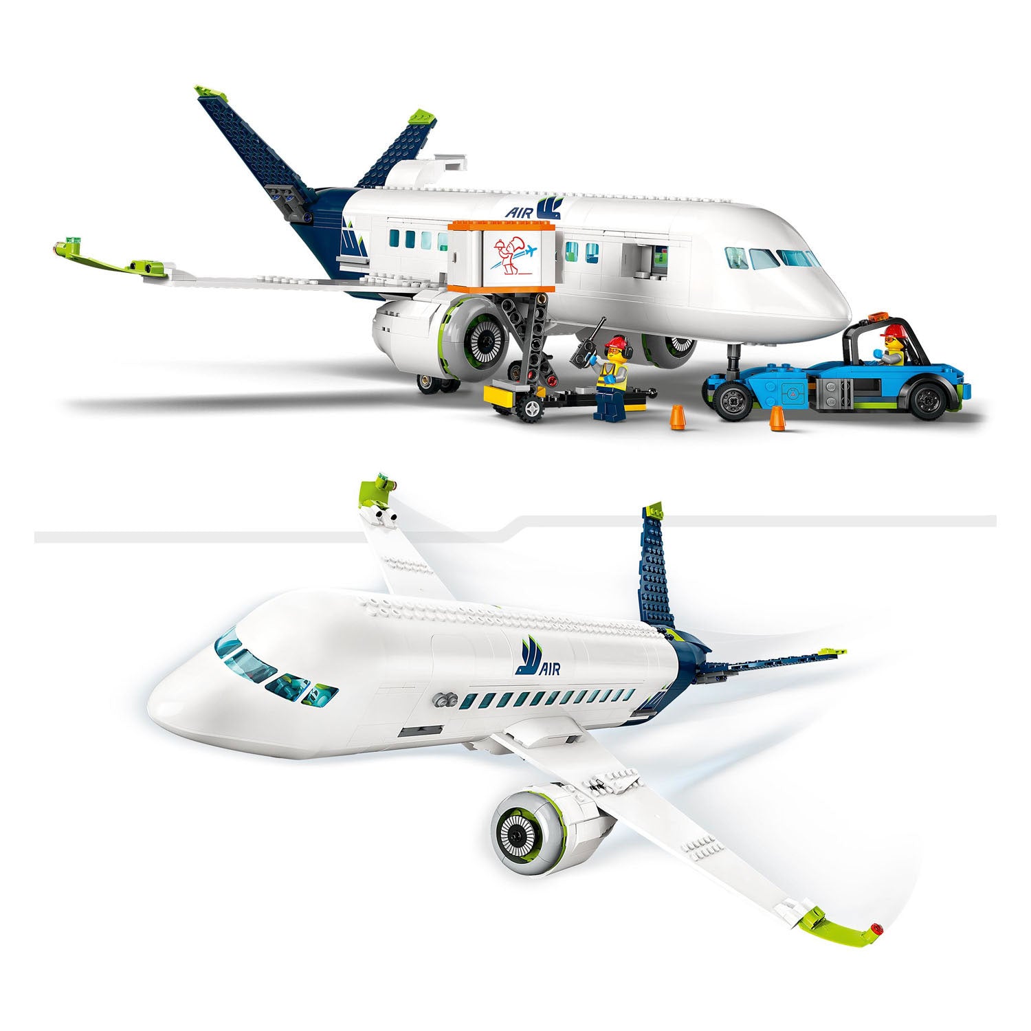 Lego city passagiersvliegtuig vliegtuig speelgoed set - 60367
