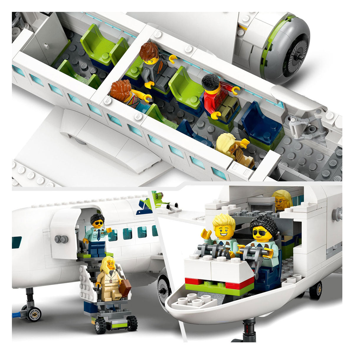 Lego city 60367 passagiersvliegtuig