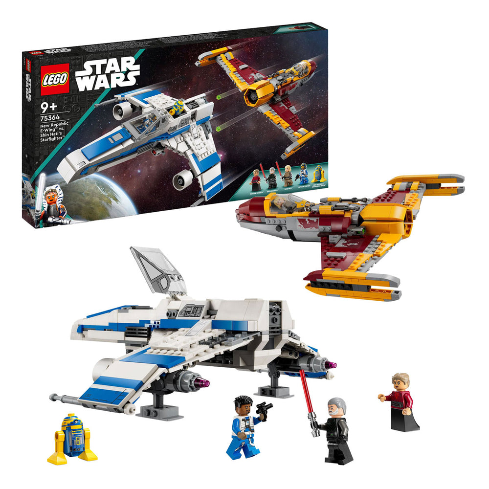 Lego star wars - new republic e-wing vs. shin hati's starfighter constructiespeelgoed (75364)