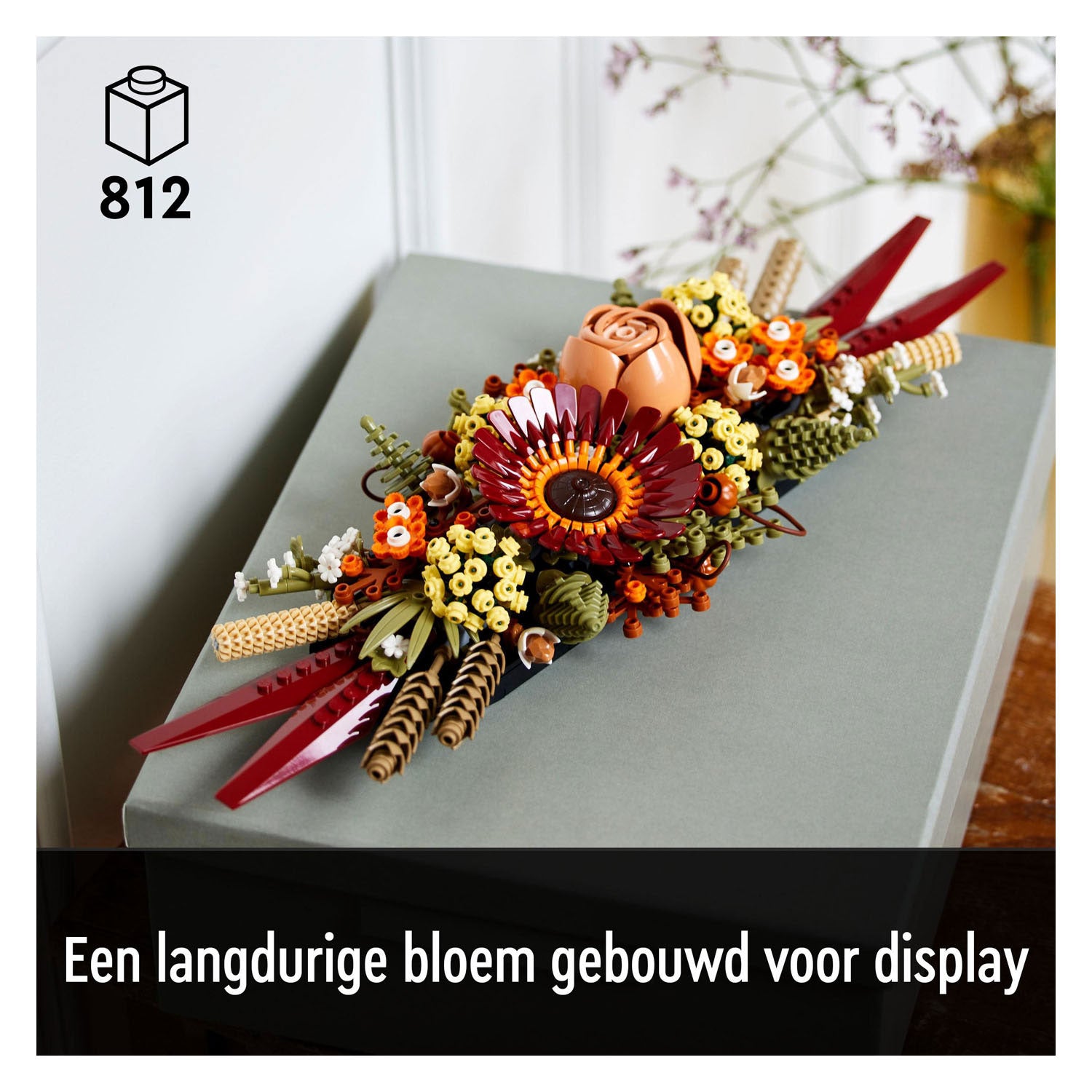 LEGO ICONS 10314 Bloemstuk met Gedroogde Bloemen