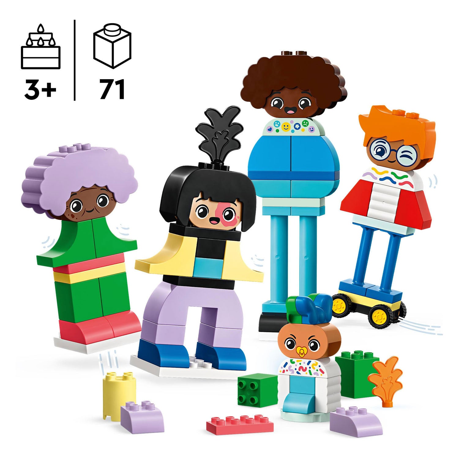 Lego Duplo LEGO DUPLO Stad 10423 Mensen en Hun emoties