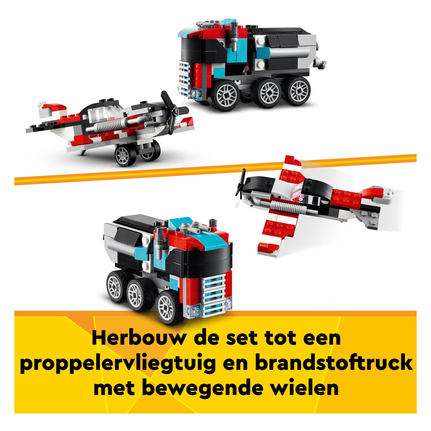 Lego LEGO Creator 31146 Truck met Helikopter