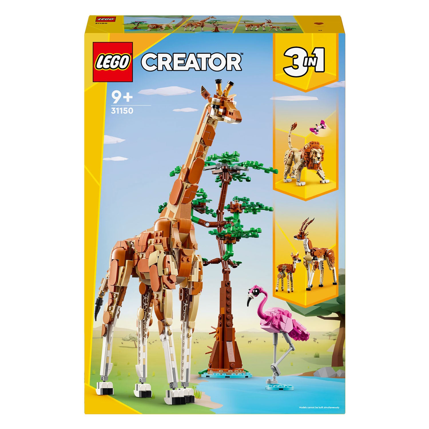 Lego creator 3in1 safaridieren - 31150