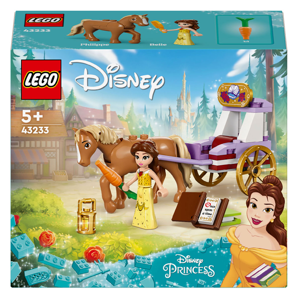 LEGO Disney Prinses 43233 Belle's Paardenkoets