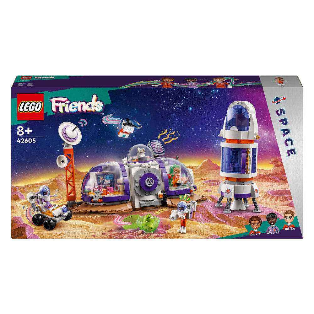 Lego friends - ruimtebasis op mars en raket constructiespeelgoed (42605)