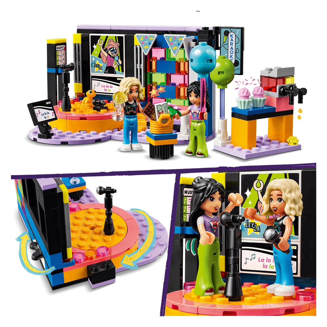 Lego friends - karaoke muziekfeestje constructiespeelgoed (42610)