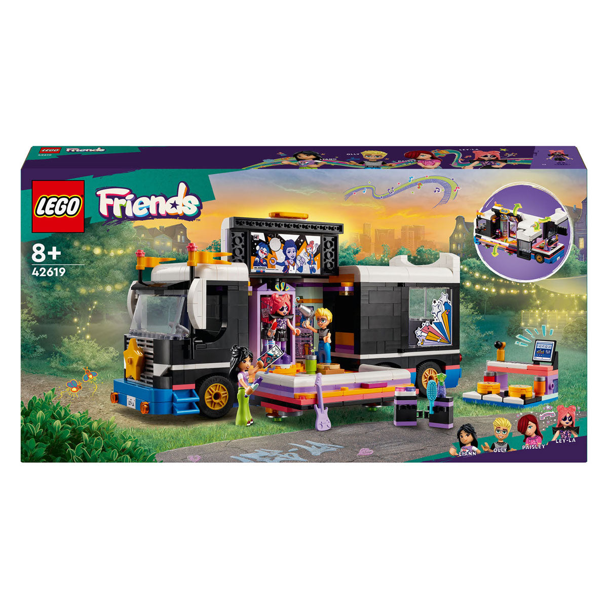 LEGO Friends 42619 Toerbusbusje Popster