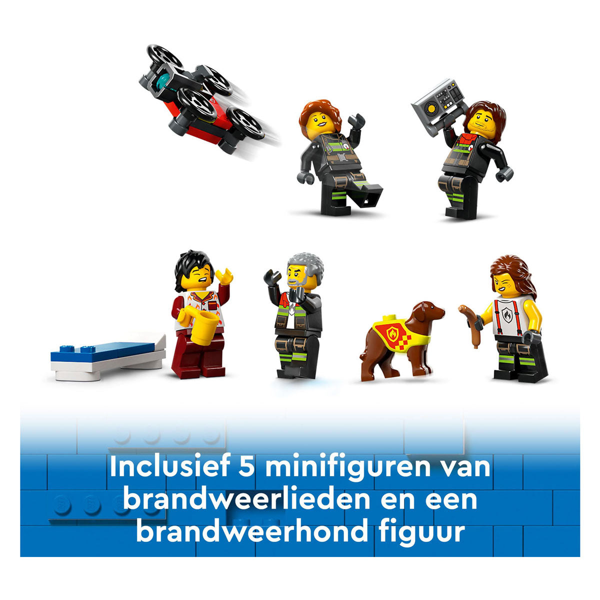 Lego LEGO City 60414 Brandweerkazerne en Brandweerauto