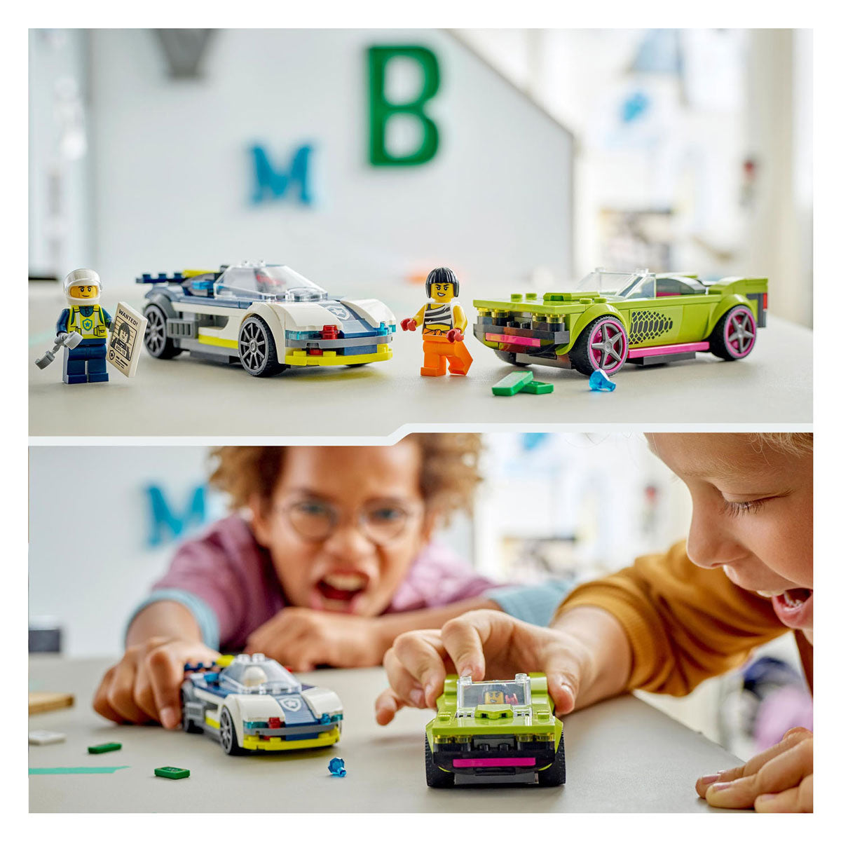 Lego LEGO City 60415 Politiewagen en Snelle Autoachtervolging