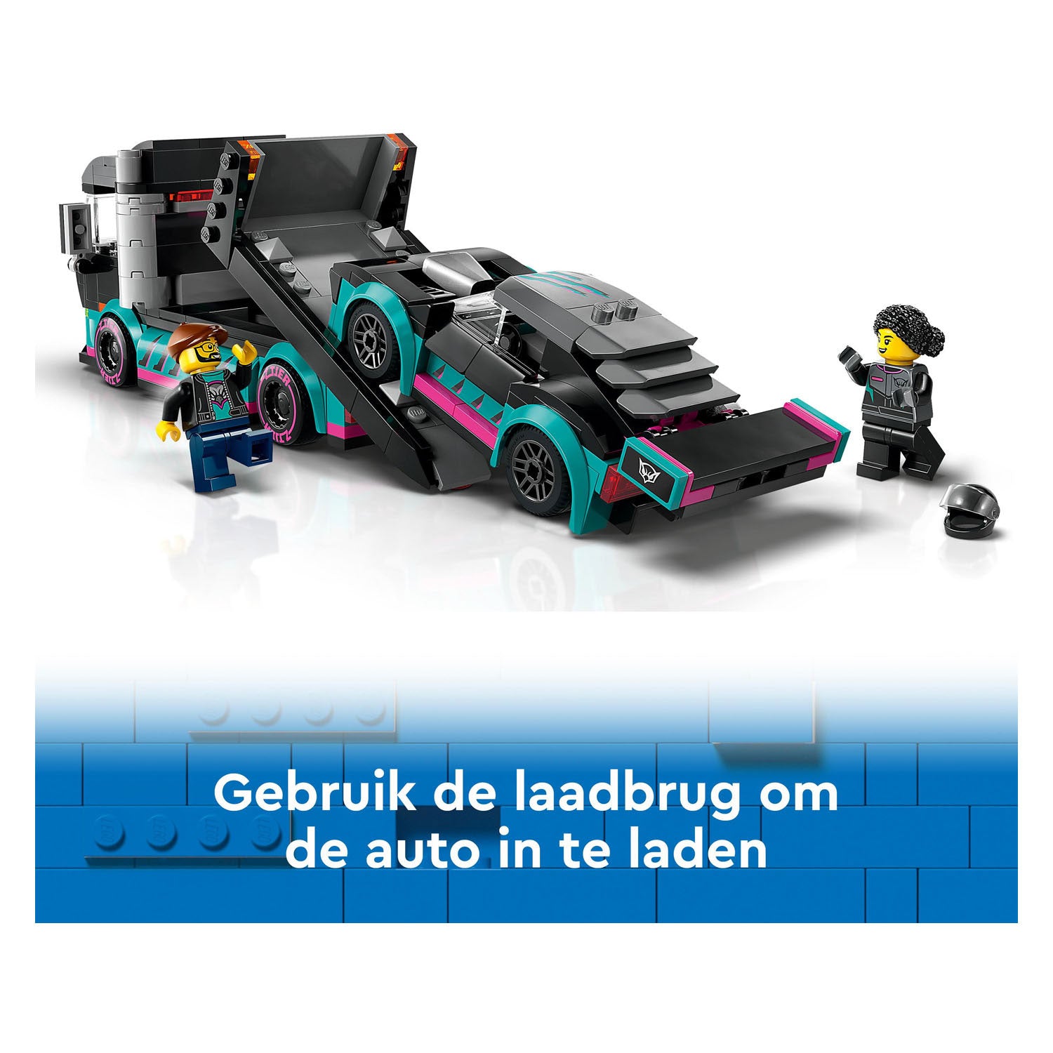 Lego LEGO City 60406 Raceauto en Transporttruck