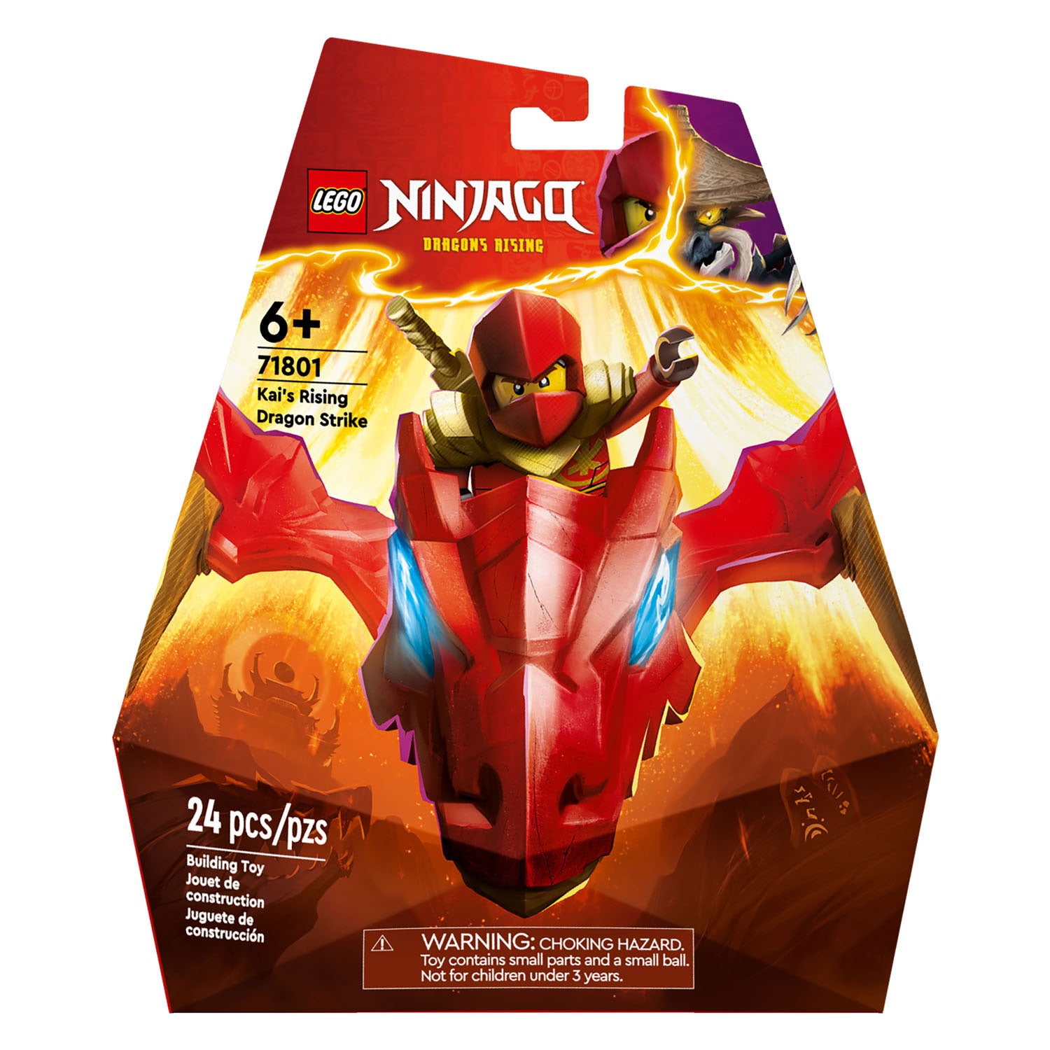 LEGO Ninjago 71801 Kai's Rijzende Drakenaanval