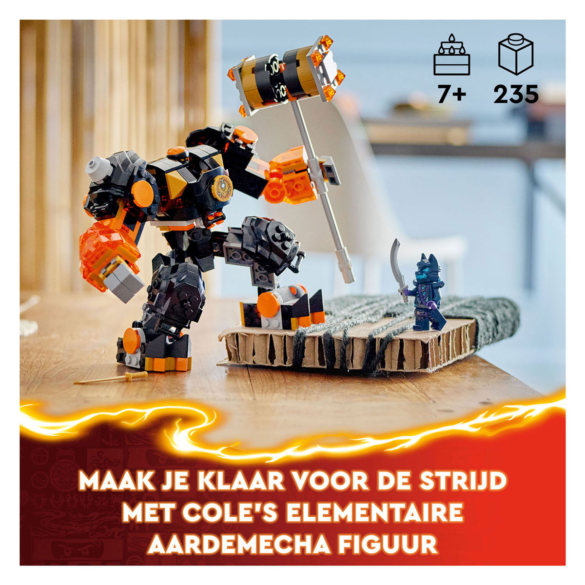 Lego LEGO Ninjago 71806 Coles Elementaire Aardemecha