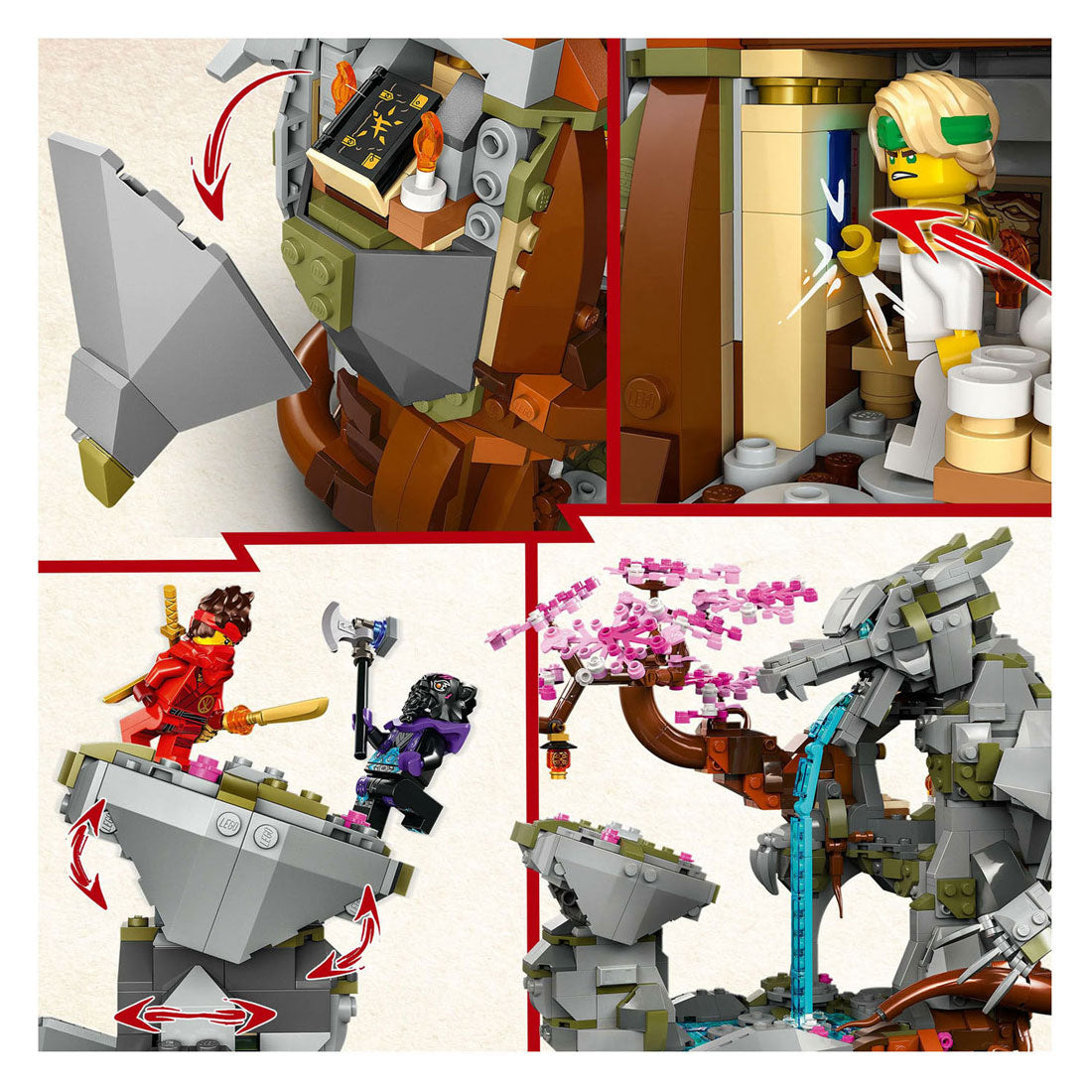Lego ninajago 71819 altaar van de stenen draak
