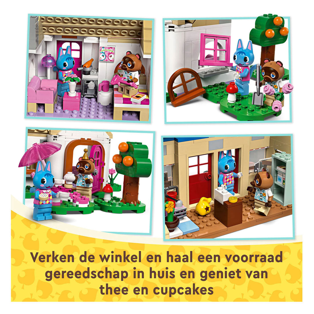 Lego animal crossing 77050 nooks hoek en rosies huis