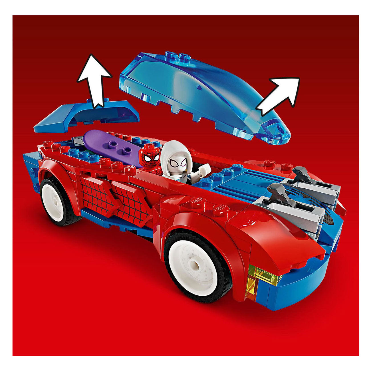 Lego LEGO Super Heroes 76279 Spider-Man racewagen en Venom Green Goblin