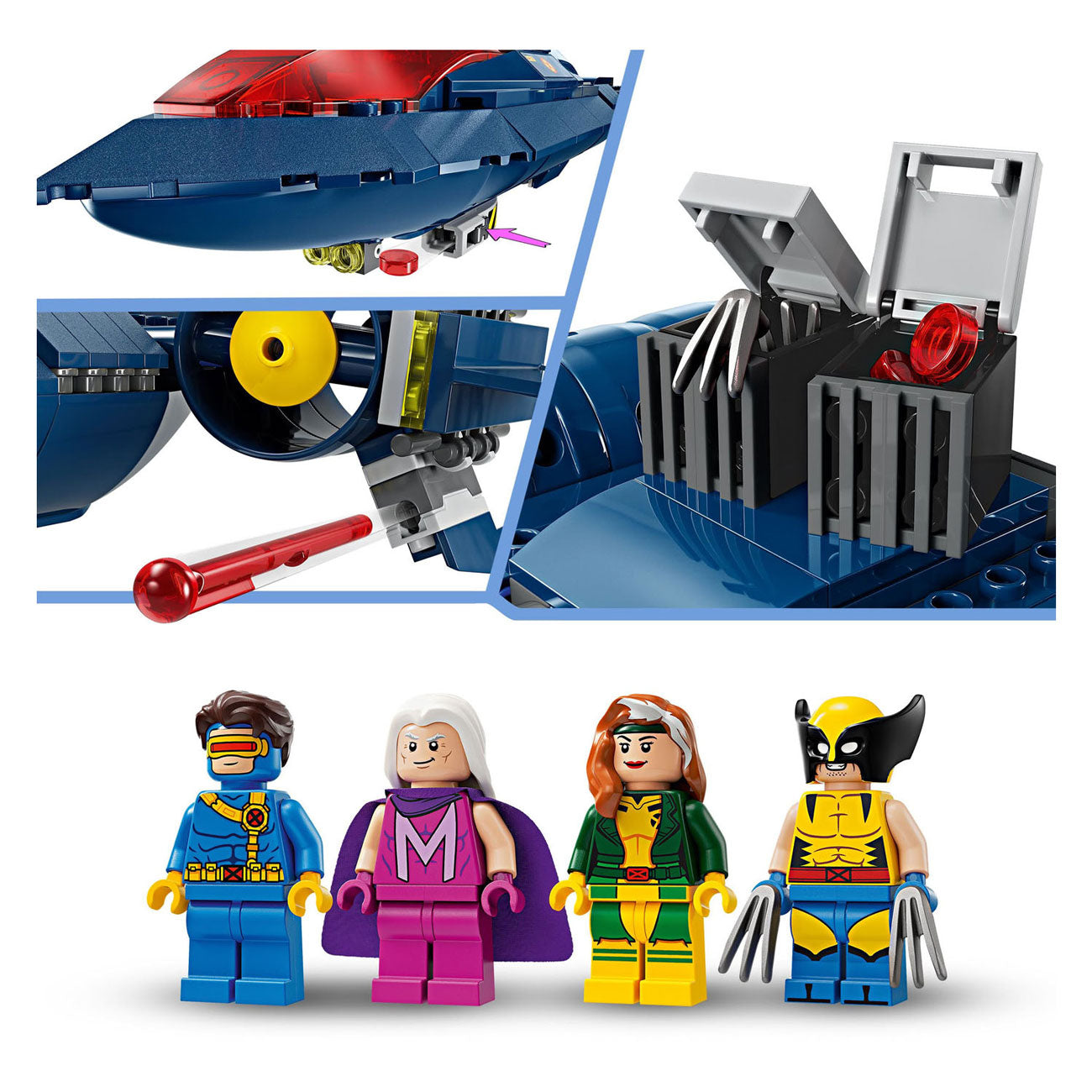 Lego super heroes 76281 x-men x-jet
