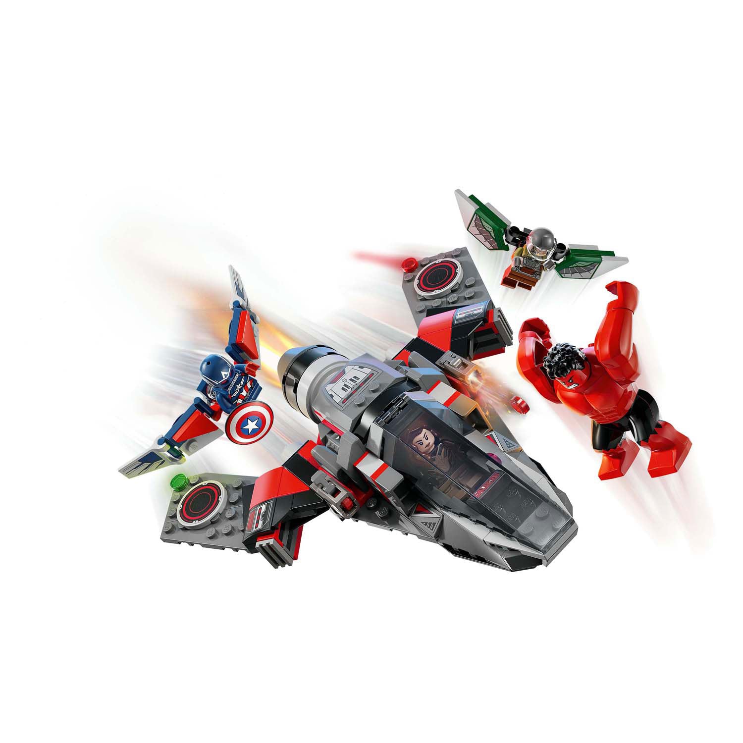 Lego marvel 76292 captain america vs. rode hulk duel