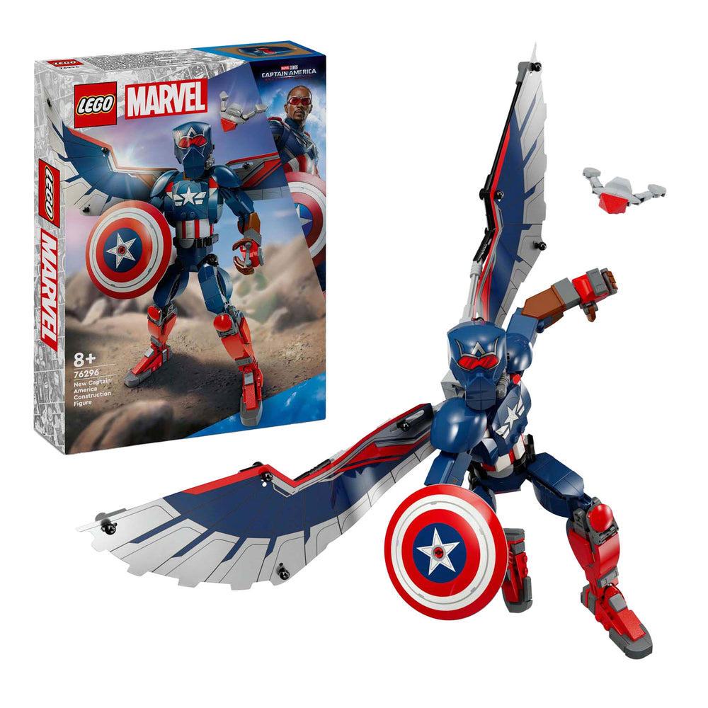 Lego wonder 76296 captain america bouwfiguur