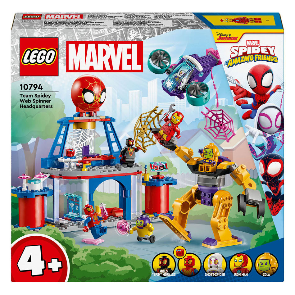 Lego Marvel 10794 team spidey webspinner hoofdkantoor