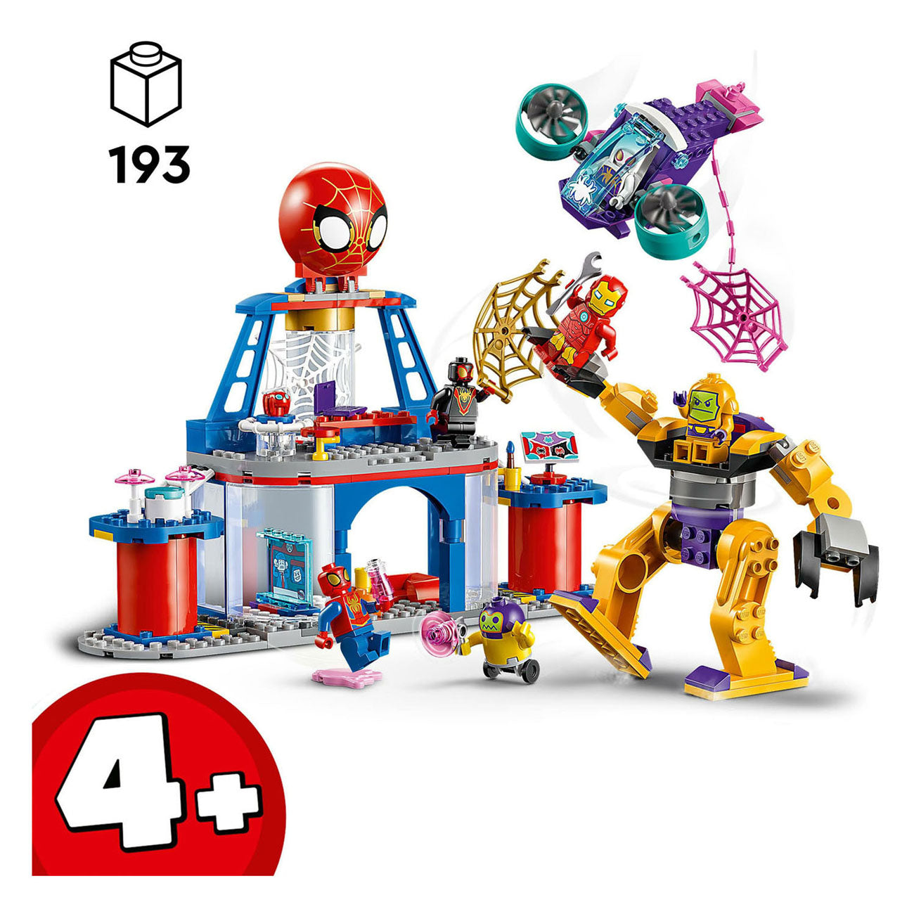 Lego marvel 10794 team spidey webspinner hoofdkantoor