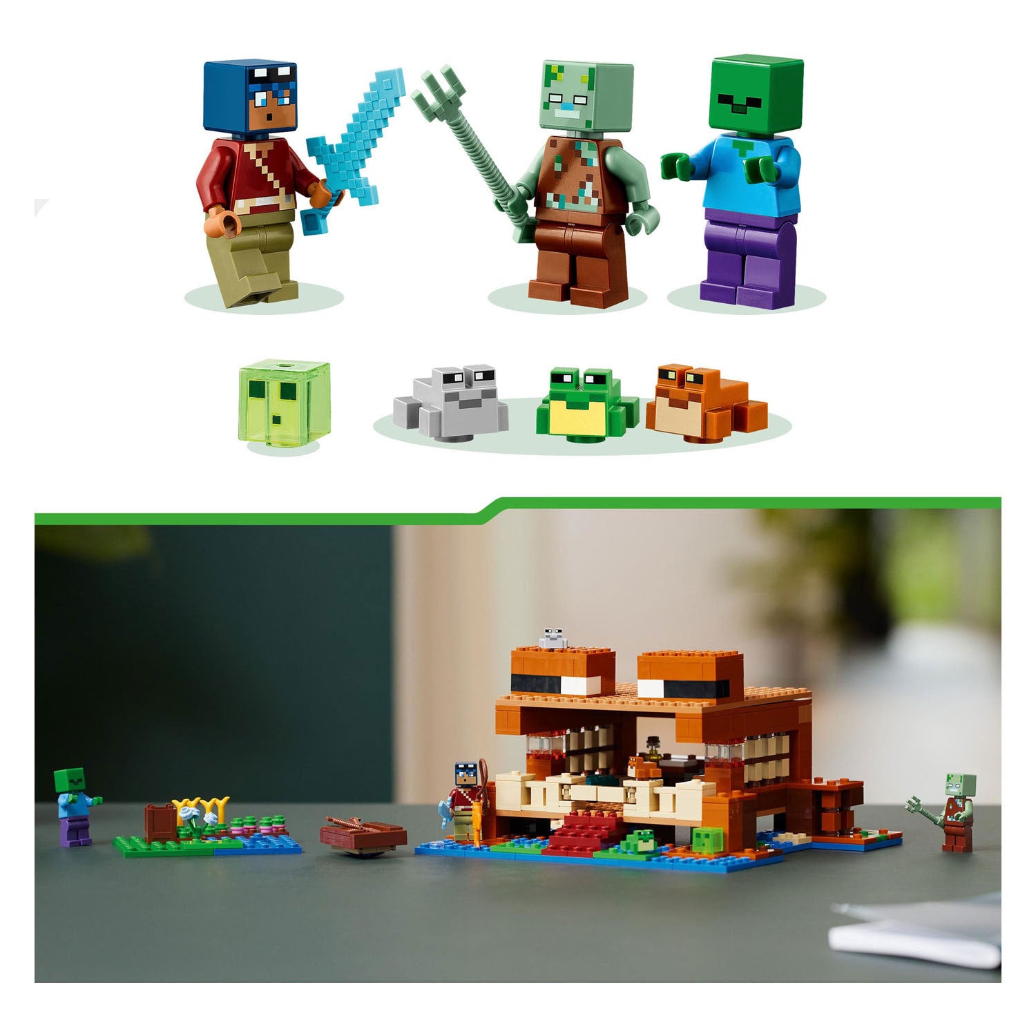 Lego LEGO Minecraft 21256 Het Kikkerhuis