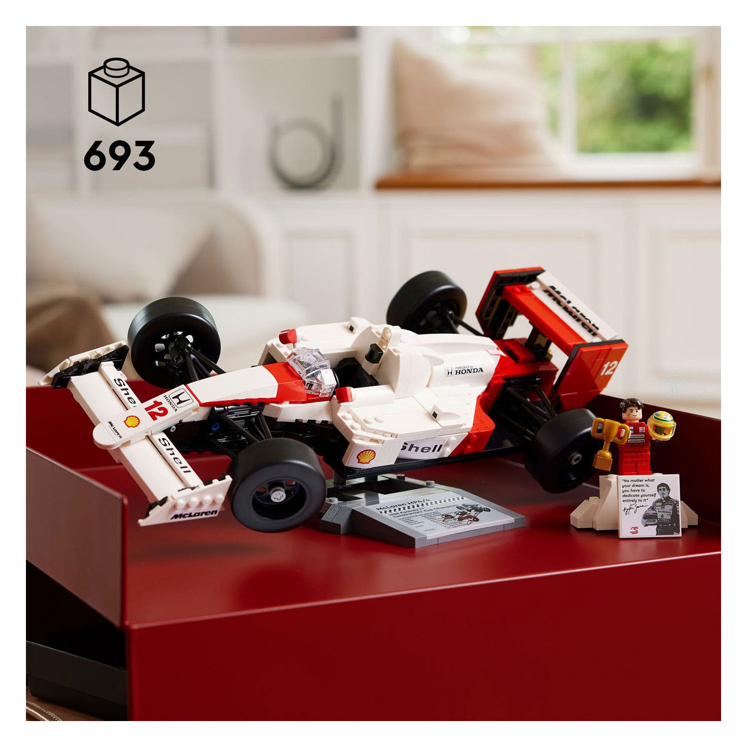 Lego icons 10330 mclaren mp4 4 en ayrton senna