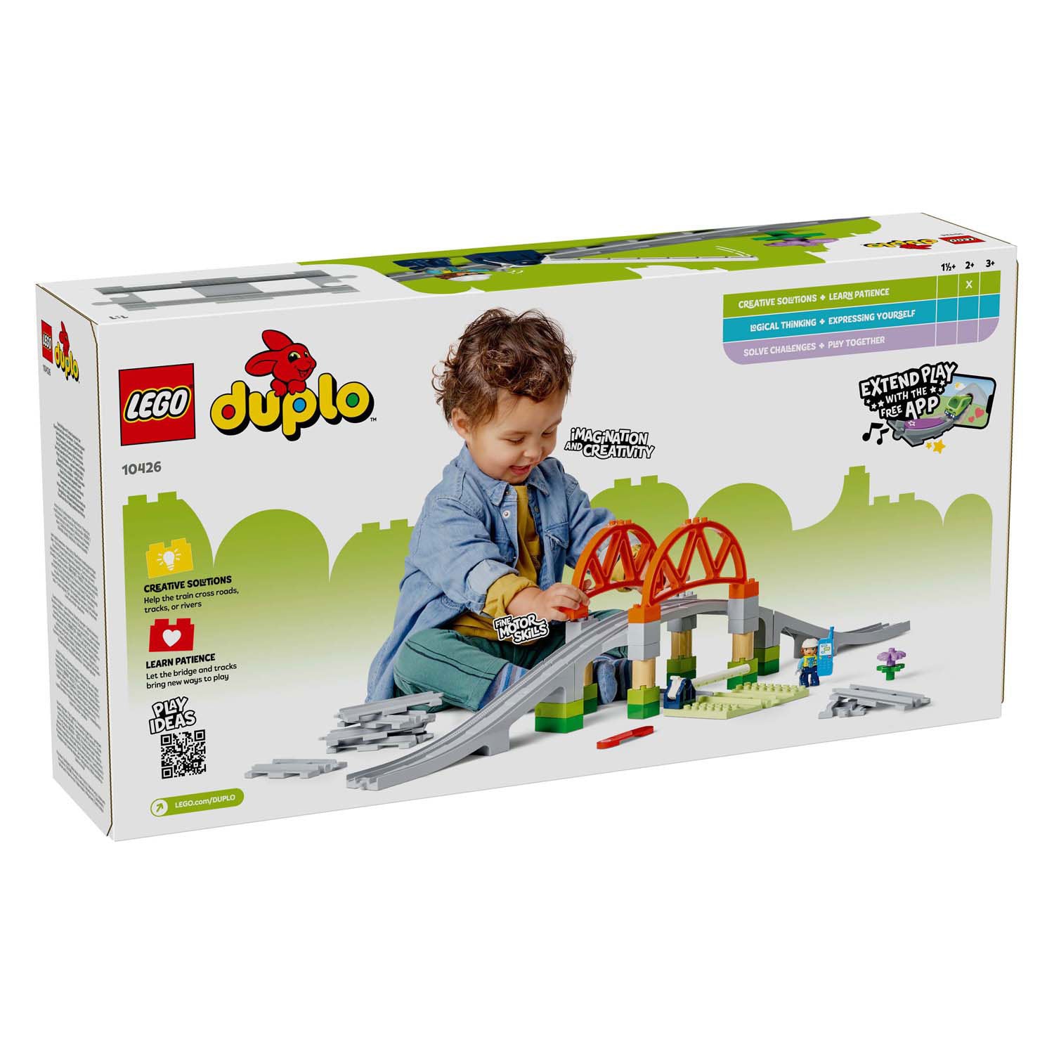 Lego duplo town 10426 treinbrug en rails uitbreidingsset