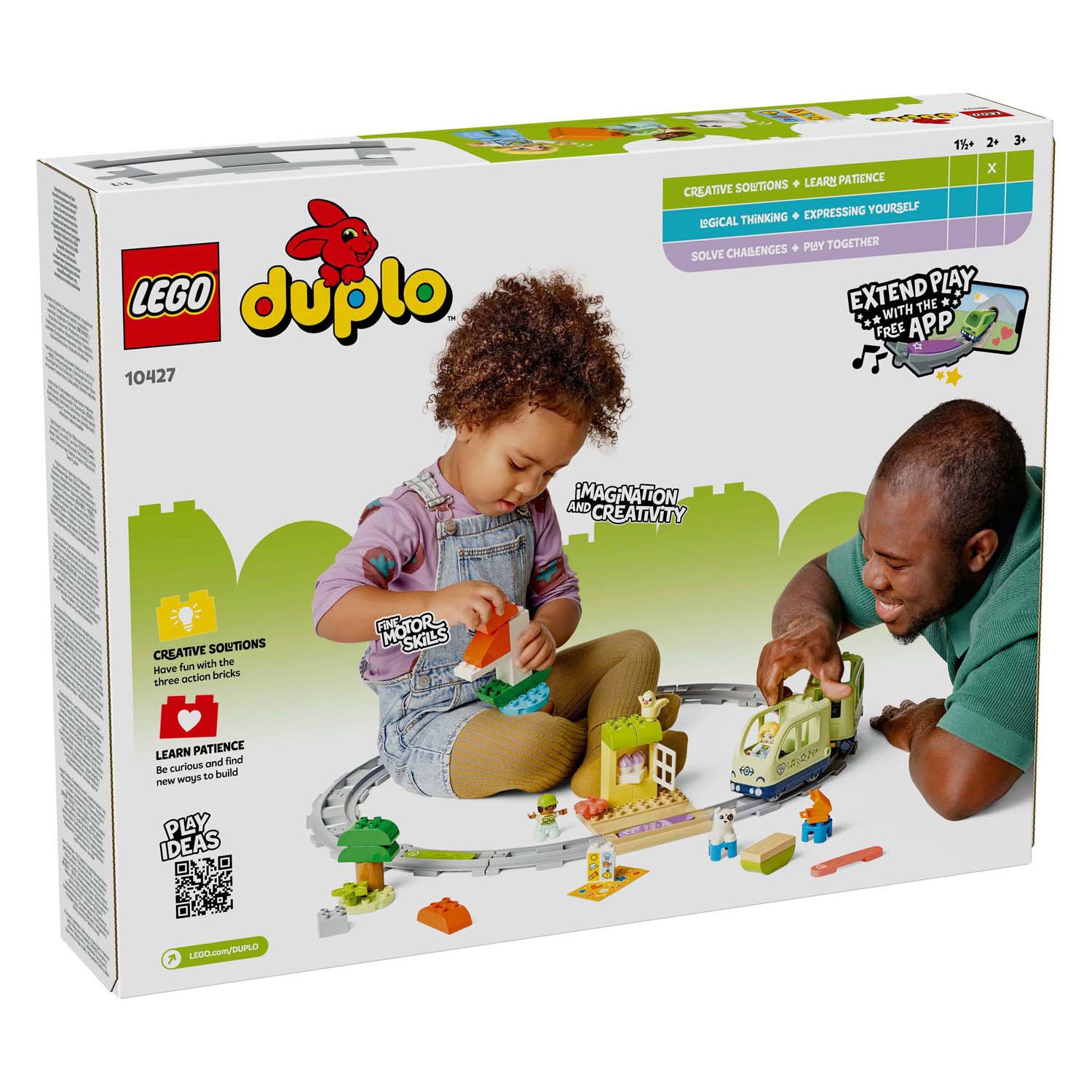Lego duplo stad - interactieve avonturentrein constructiespeelgoed (10427)