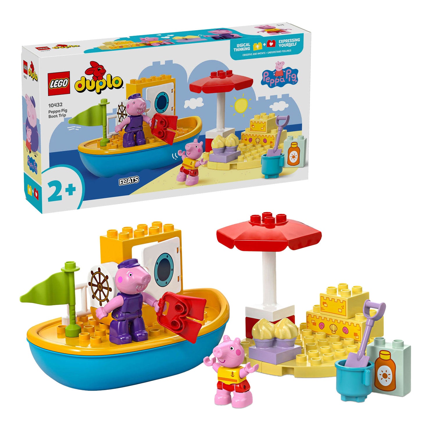 Lego duplo 10432 peppa grote bootreis