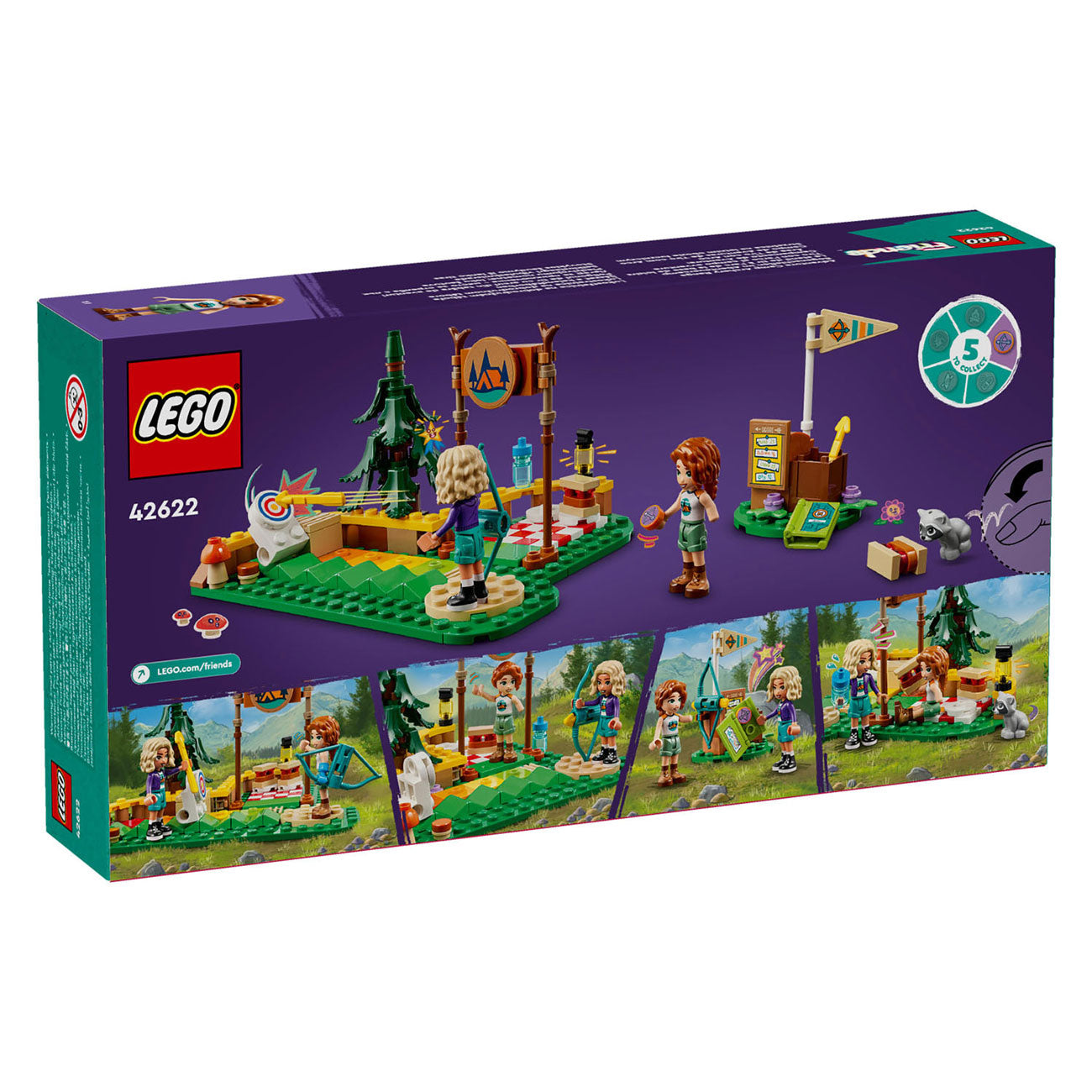 Lego friends 42622 avonturenkamp boogschietbaan