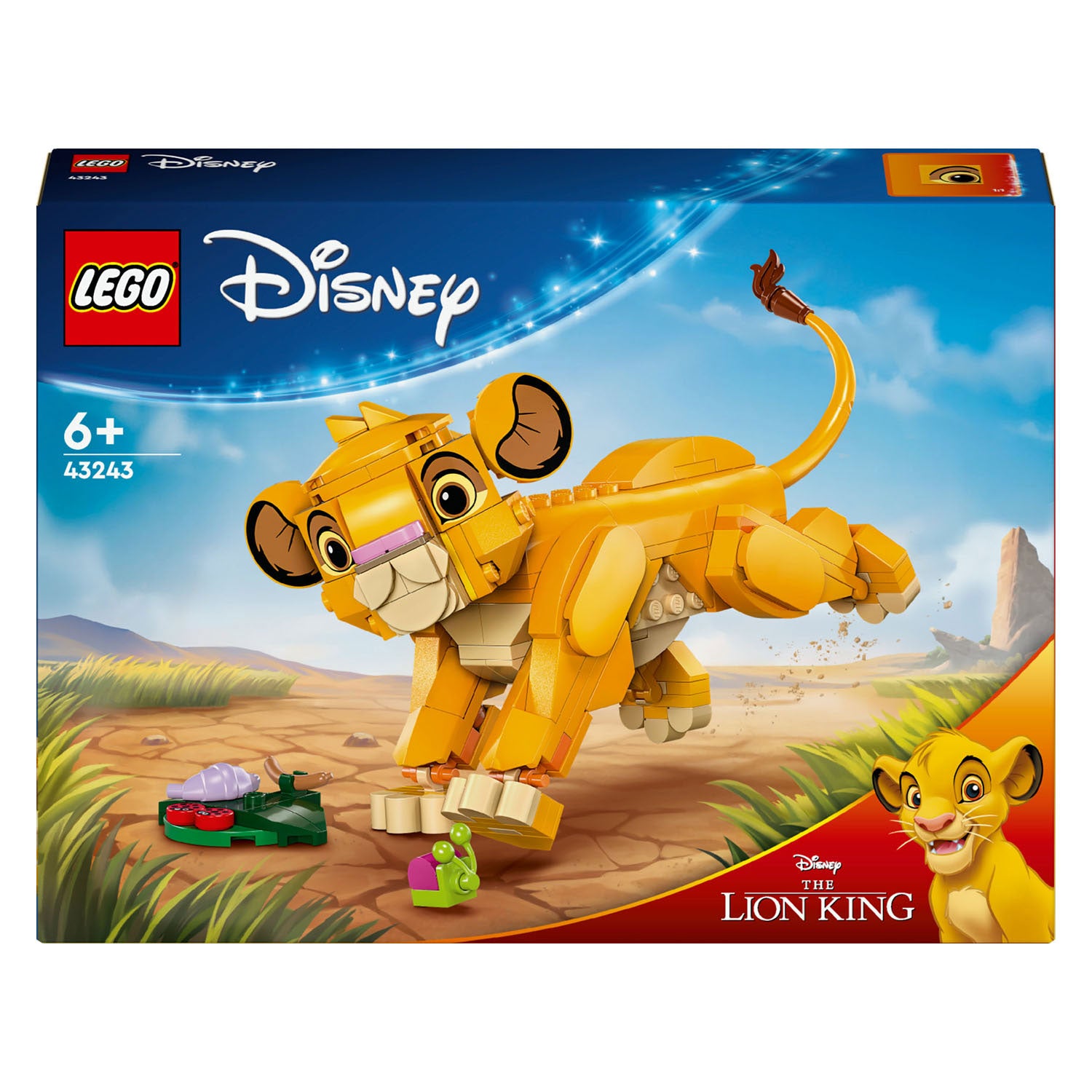 Lego disney classic - simba de leeuwenkoning als welp constructiespeelgoed (43243)