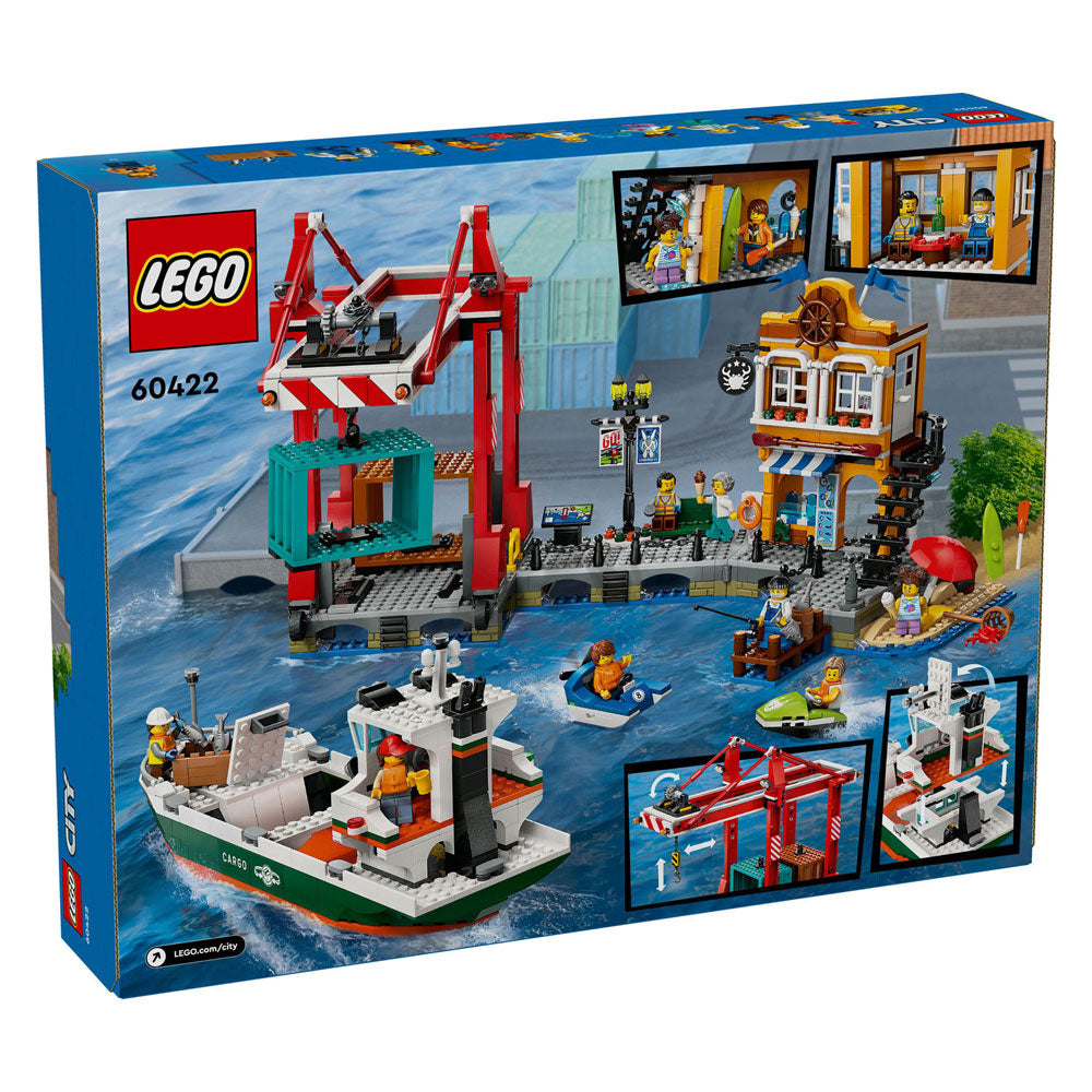 Lego city 60422 haven met vrachtschip