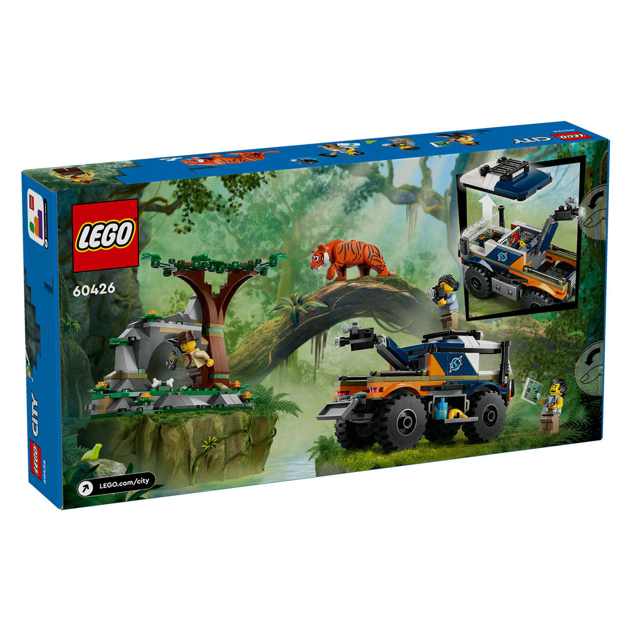 Lego city 60426 jungleonderzoekers: offroad truck