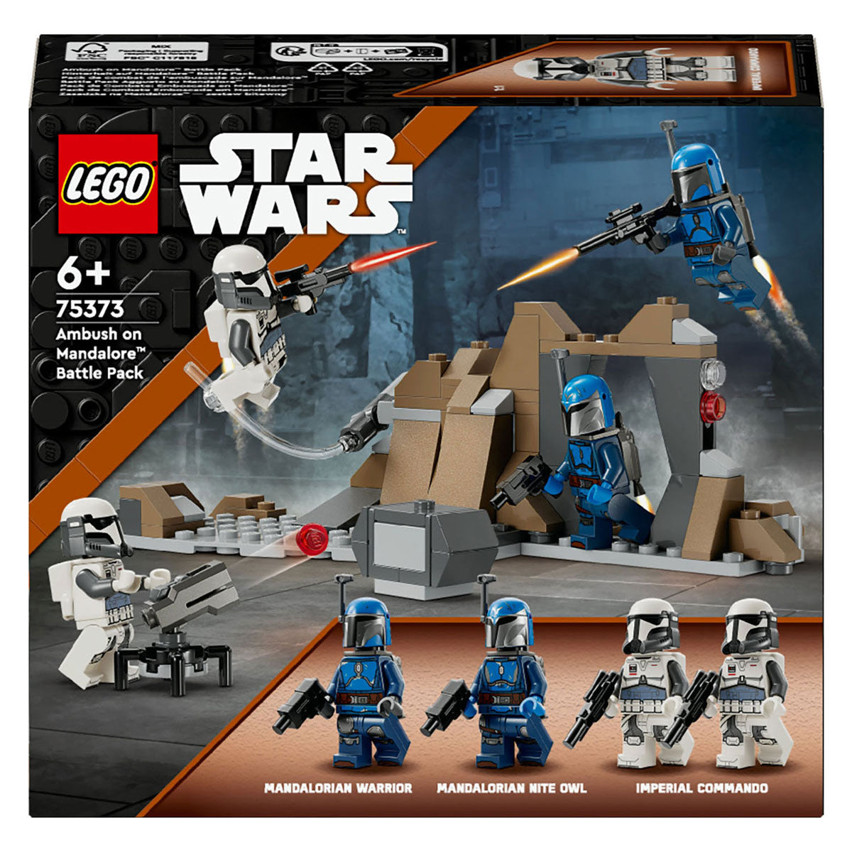 Lego star wars - hinderlaag op mandalore battle pack constructiespeelgoed (75373)