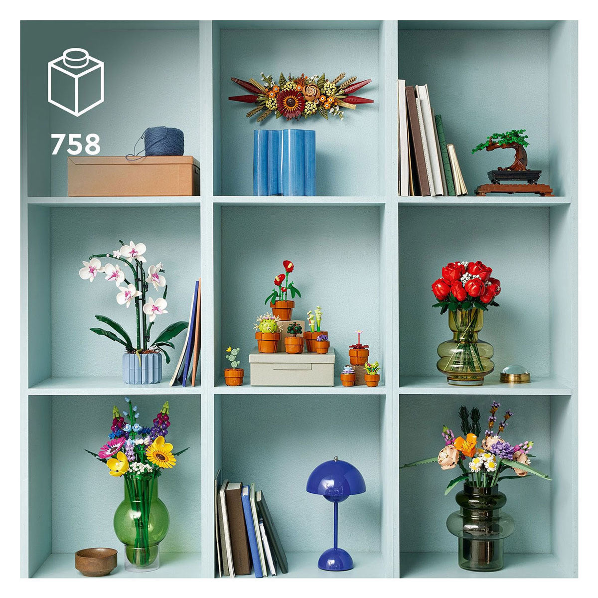 Lego icons 10329 miniplantjes